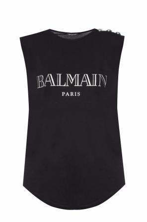 Logo-printed top, zdjęcie 1 Logo-printed top od Balmain